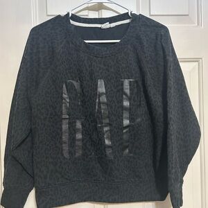 Gap leopard sweatshirt women’s small petite